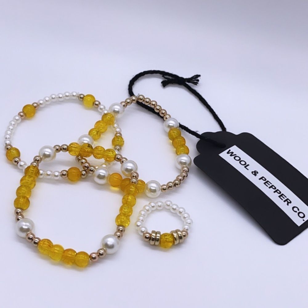 NWT Wool + Pepper Co. Matching Jewelry Set